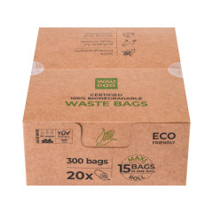 Кульки для відходів біо MAXI Waste Bag WauDog Collar