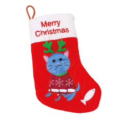 Іграшка м'яка для котів панчоха Merry Christmas Cristmas Nobby