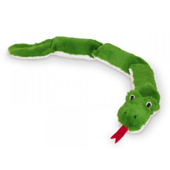 Іграшка м'яка Змія з пищалкою PlushToy Nobby