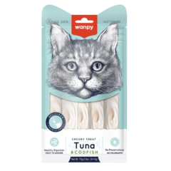 Ласощі для котів крем снек з тунцем та крабом Tuna & Crab Creamy Treat Cat Treat Wanpy