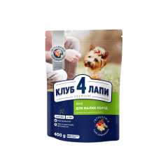 Сухий корм для собак з куркою для малих порід Small Breed Adult Dog Клуб 4 Лапи