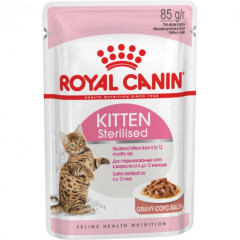 Вологий корм для кошенят Sause Sterilised Kitten Second Age Feline Health Nutrition Royal Canin
