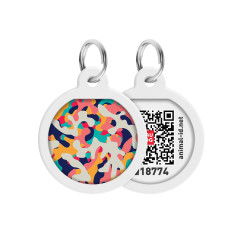 Адресник "Камо різнокольоровий" Smart ID WauDog CoLLar
