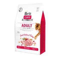 Сухий корм для котів з куркою та індичкою . Activity Support Adult Chiken & Turkey Brit Care