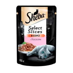 Вологий корм для котів з лососем Sheba