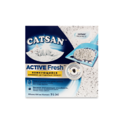 Наповнювач бентонітовий Актив Фреш Catsan