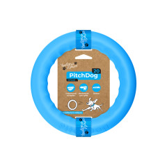 Іграшка кільце для апортировки блакитний PitchDog CoLLar