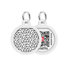 Адресник "Геометрія" Smart ID WauDog CoLLar