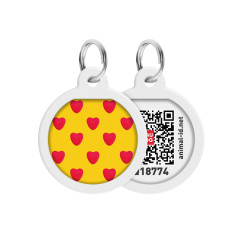 Адресник "Серця" Smart ID WauDog CoLLar