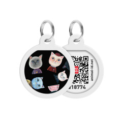 Адресник "Коти" Smart ID WauDog CoLLar