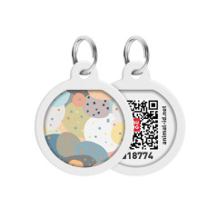 Адресник "Абстракція" Smart ID WauDog CoLLar