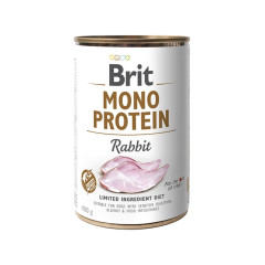 Вологий корм для собак з кроликом Rabbit Mono Protein Brit Care