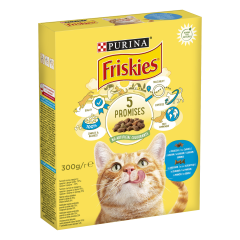 Сухий корм для котів з лососем та овочами Friskies Purina