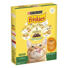 Сухий корм для котів Indoor з куркою та овочами Friskies Purina