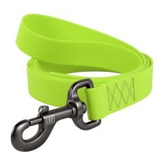 Повідець для собак ш 25 мм 183 см, салатовий Wateproof WauDog CoLLar