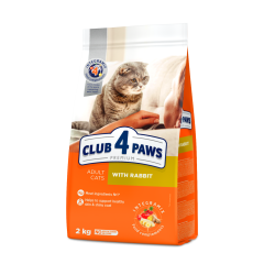Сухий корм для котів з кроликом Adult Cat Клуб 4 Лапи