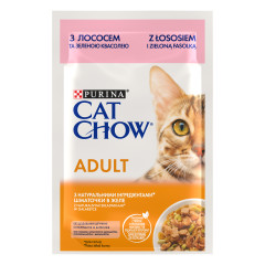 Вологий корм для котів з лососем та баклажаном Cat Chow Purina