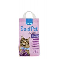 Наповнювач бентонітовий лаванда Sani Pet Природа