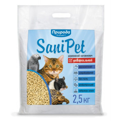 Наповнювач деревний універсальний Sani Pet Природа