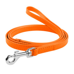 Повідець (ш. 12мм. д. 122см.) помаранчевий Glamour WauDog CoLLar