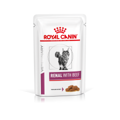 Ветеренарна дієта для котів With Beef Renal Veterinary Royal Canin