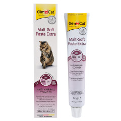 Паста для виводу шерсті виведення шерсті Malt-Soft Paste Extra Cat Gim