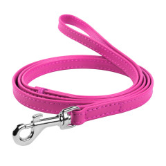 Повідець (ш. 12мм. д. 122см.) рожевий Glamour WauDog CoLLar