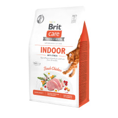 Сухий корм для котів з куркою Anti-Stress Indoor Chiken Brit Care