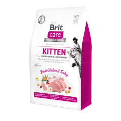Сухий корм для кошенят з куркою та індичкою Kitten Chiken & Turkey Brit Care