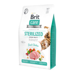 Сухий корм для котів з куркою Urinary Health Sterilized Chiken Brit Care