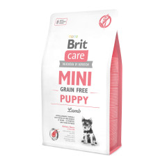 Сухий корм для цуценят з ягням Puppy Mini Lamb Brit Care