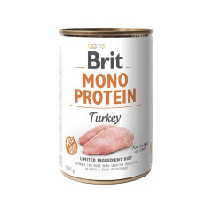Вологий корм для собак з індичкою Turkey Mono Protein Brit Care