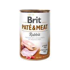 Вологий корм для собак з кроликом Rabbit Pate & Meat Brit Care