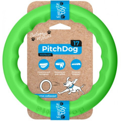 Іграшка кільце для апортировки салатовий PitchDog CoLLar