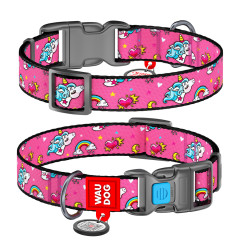 Нашийник (ш. 25мм. 31-49см.) "Єдиноріг" Nylon WauDog CoLLar