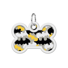 Адресник "Бетмен візерунок" Smart ID WauDog CoLLar