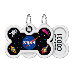 Адресник "NASA" Smart ID WauDog CoLLar