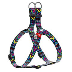 Шлея "Інді" пластиковий фастекс ш 15 мм д 40-55  анатомічна Nylon WauDog CoLLar