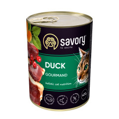 Вологий корм для котів з качкою Duck Adult Cat Gourmand Savory