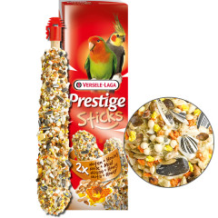 Ласощі для птахів (середніх папуг) з горіхи з медом Sticks Prestige Versele-Laga