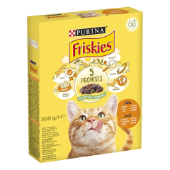 Сухий корм для котів з куркою та овочами Friskies Purina