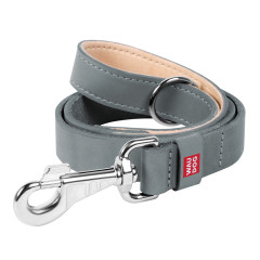 Повідець (ш. 20мм. д. 122см.) сірий Classic WauDog CoLLar