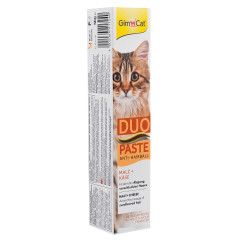 Ласощі для котів паста для виведення шерст з сиром  50 г. Anti-Hairball  Duo Paste Cat Gim