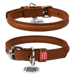 Нашийник ш 8 мм д 25-33 см круглий Soft WauDog CoLLar