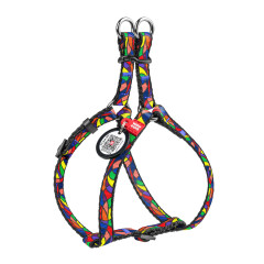 Шлея пластиковий фастекс ш. 10 мм. д. 28-40 см. анатомічна Nylon WauDog CoLLar
