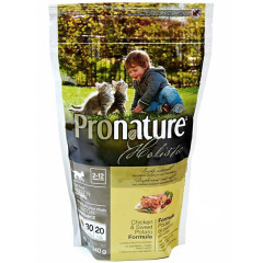 Сухий корм для кошенят з куркою та бататом Growth Kitten Holistic Pronature