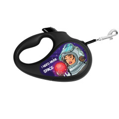 Повідець-рулетка "Більше космосу" до 15 кг. 5 м. WauDog CoLLar