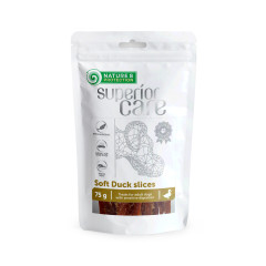 Ласощі для собак з качкою 75 г. Soft Duck slices White Dogs Superior Care Nature's Protection