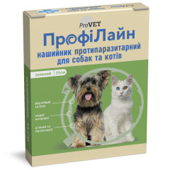 Засіб від бліх та кліщів нашийник для котів та собак ПрофіЛайн ProVET Природа