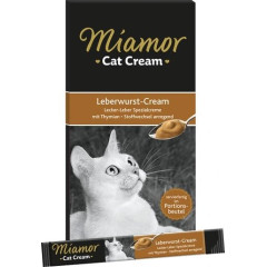 Ласощі для котів крем снек з печінкою 15 г. Leberwurst-Cream Miamor